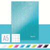 LEITZ     Notizbuch WOW               A5 46281051  kariert, 90g           eisblau – Bild 3