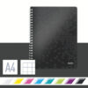 LEITZ     Collegeblock WOW PP         A4 46380095  schwarz                kariert – Bild 3