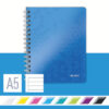 LEITZ     Spiralbuch WOW PP           A5 46390036  blau                  80 Blatt – Bild 4
