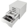 LEITZ     Schubladenbox Plus        grau 52110085  5 Fächer – Bild 2