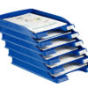 LEITZ     Plus Briefkorb, flach       A4 52370035  blau – Bild 3