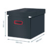 LEITZ     Click&Store COSY Cube-Box L 53470089  grau             320x310x360mm – Bild 2