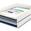 LEITZ     Briefkorb WOW               A4 53611001  weiss/grau – Bild 2