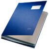 LEITZ     Unterschriftsmappen         A4 57000035  blau                 20 Fächer – Bild 4