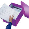 LEITZ     Click&Store WOW Ablagebox M 60440062  violett          281x200x370mm – Bild 2