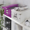 LEITZ     Click&Store WOW Ablagebox M 60440062  violett          281x200x370mm – Bild 4