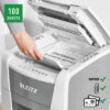 LEITZ     Aktenvernichter IQ AF 80112000  Small Office 100, P-4, 34lt – Bild 4