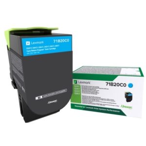 LEXMARK   Toner-Modul return        cyan 71B20C0   CS31/41/51x        2300 Seiten
