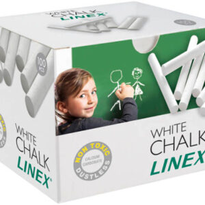LINEX     Tafelkreiden 474000L   weiss                100 Stück
