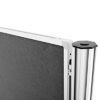MAGNETOP. Präsentationswand 3-teilig 1101003   Filz grau          3905x1800mm – Bild 2