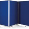 MAGNETOP. Präsentationswand mobil 1112003   3610x1800x370mm           blau – Bild 3