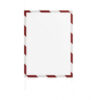 MAGNETOP. Magnetrahmen magnetofix     A4 1131446   SAFETY, rot/weiss      5 Stück – Bild 4