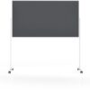MAGNETOP. Design-Moderatorentafel VP 1181101   Filz, grau         1000x1800mm – Bild 2