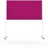 MAGNETOP. Design-Moderatorentafel VP 1181118   Filz, pink         1000x1800mm – Bild 3