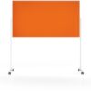 MAGNETOP. Design-Moderatorentafel VP 1181144   Filz, orange       1000x1800mm – Bild 3