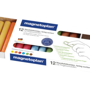 MAGNETOP. Kreide abgerundet 12306     farbig                 12 Stk.