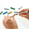 MAGNETOP. Ferrocard Etiketten    80x15mm 1286702   gelb                 115 Stück – Bild 2