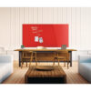 MAGNETOP. Design-Glasboard   2000x1000mm 13409006  rot, magnetisch – Bild 4