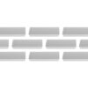 MAGNETOP. Rechteck-Magnethalter 1665101   grau                   10 Stk. – Bild 2