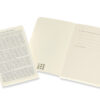 MOLESKINE Notizheft        2x 10.5x6.5cm 620497    blanko, korall/marine, 56 S. – Bild 2