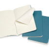 MOLESKINE Notizbuch Karton       3x P/A6 629582    liniert, lebhaftes blau,64 S. – Bild 2