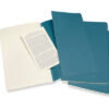 MOLESKINE Notizbuch Karton       3x L/A5 629599    liniert, lebhaftes blau,80 S. – Bild 4