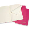 MOLESKINE Notizbuch Karton       3x L/A5 629650    liniert,kinetisches pink,80S. – Bild 2