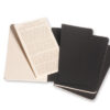 MOLESKINE Notizheft Cahier            A6 704918    blanko, schwarz        3 Stück – Bild 4