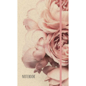 NATURVERL Notizbuch Hardcover    13x21cm 10901N    Roses, blanko