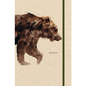 NATURVERL Notizbuch Hardcover    13x21cm 10909N    Bear, blanko