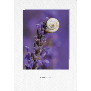 NATURVERL Notizbuch Crushpaper        A5 11003N    Lavendel Foto, dotted