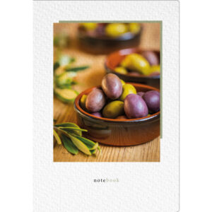 NATURVERL Notizbuch Crushpaper        A5 11012N    Olive Foto, dotted