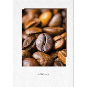 NATURVERL Notizbuch Crushpaper        A5 11015N    Kaffee Foto, dotted