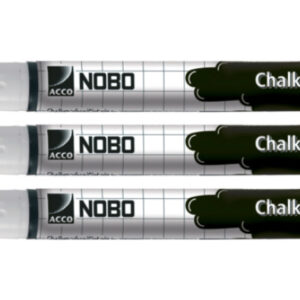 NOBO      Kreidemarker 34438398  weiss                  3er Set