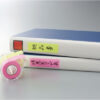 NT        Memoc Roll Tape NORK25CH6 rose/lime             25mmx10m – Bild 3
