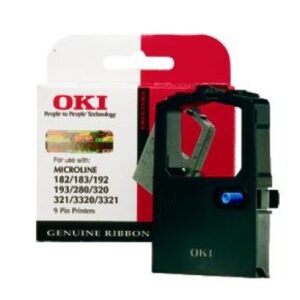 OKI       Farbband Nylon         schwarz 09002303  ML 180/182