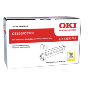 OKI       Drum                    yellow 43381705  C5600/5700       20'000 Seiten
