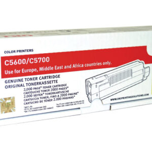 OKI       Toner                   yellow 43381905  C5600/5700         2000 Seiten