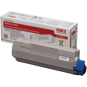 OKI       Toner                   yellow 43865721  C5850/5950         6000 Seiten