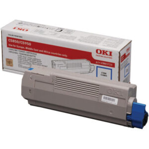 OKI       Toner                     cyan 43865723  C5850/5950         6000 Seiten