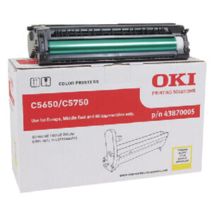 OKI       Drum                    yellow 43870005  C5650/5750       20'000 Seiten