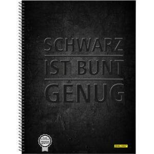 ONLINE    Collegeblock Schwarz        A4 10122/9   kariert, 90g          80 Blatt