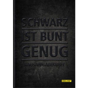 ONLINE    Hausaufgabenheft            A5 10127/12  Schwarz