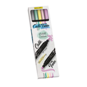ONLINE    Calli Brush Twin           3mm 18608     Pastel, ass.           5 Stück