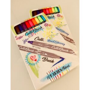 ONLINE    Calligraphy Brush Pens 19051     Double Tip, Set, 10 Stück