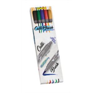 ONLINE    Callibrush Pen Double Tip  2mm 19077     Classic ass.           5 Stück