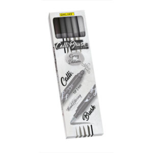 ONLINE    Calli Brush Pens 19105     grey edition, ass.