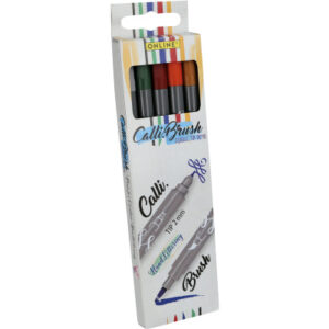 ONLINE    Calli Brush Pens Nature 19133     5 Farben       Double Tip, 2mm