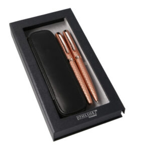 ONLINE    Set FH/KS Diamond 34667     Rosegold, Lederetui