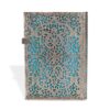 PAPERBLAN Notizbuch Maya Blau  130x180mm PB25627   liniert             240 Seiten – Bild 2